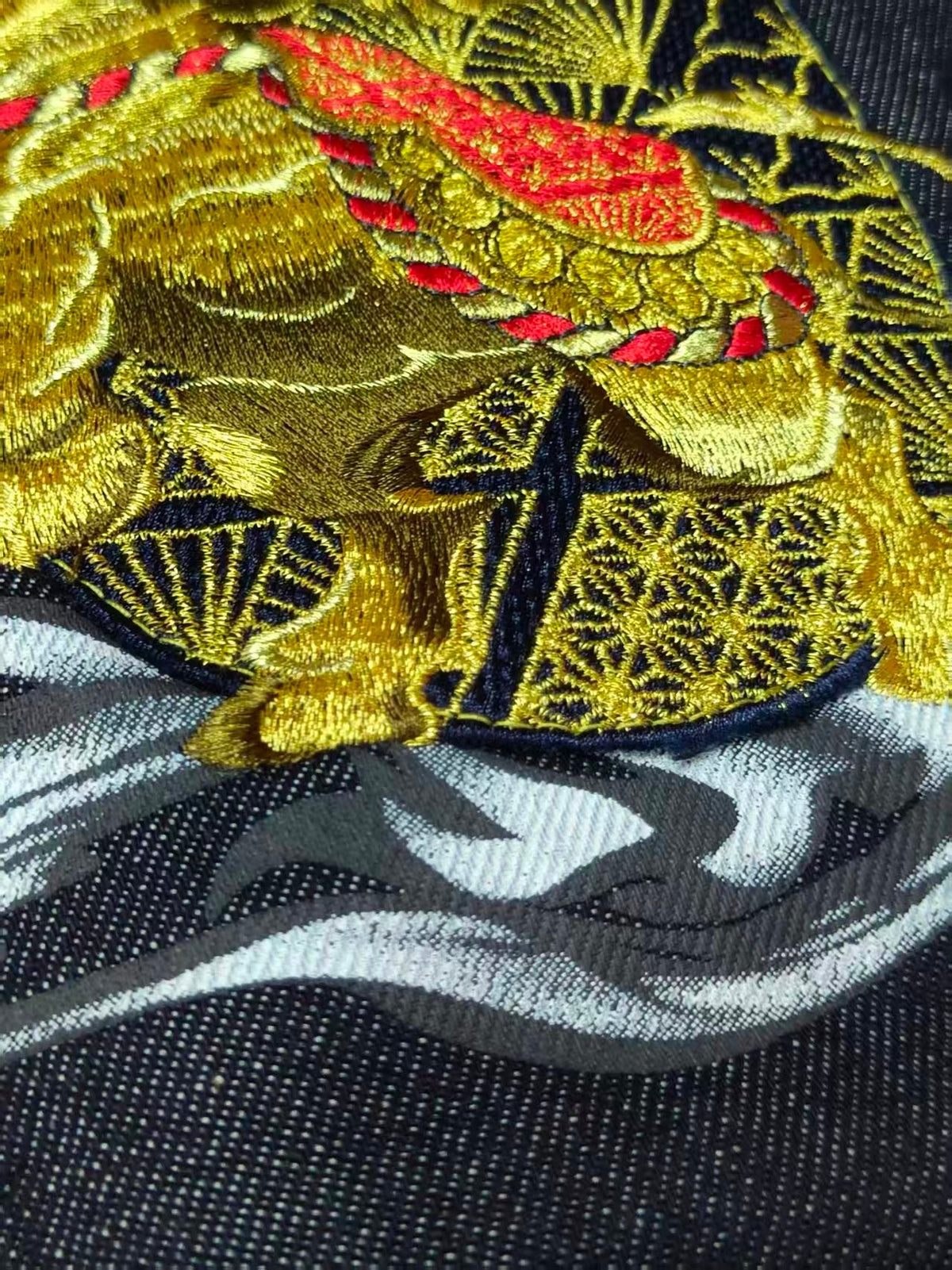 EVISU M-500 Collector's Edition Hotei Komainu & Kamon Selvedge Jeans