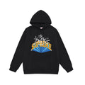 Supreme Blue & Yellow 3D Lettering Graffiti Print Hoodie
