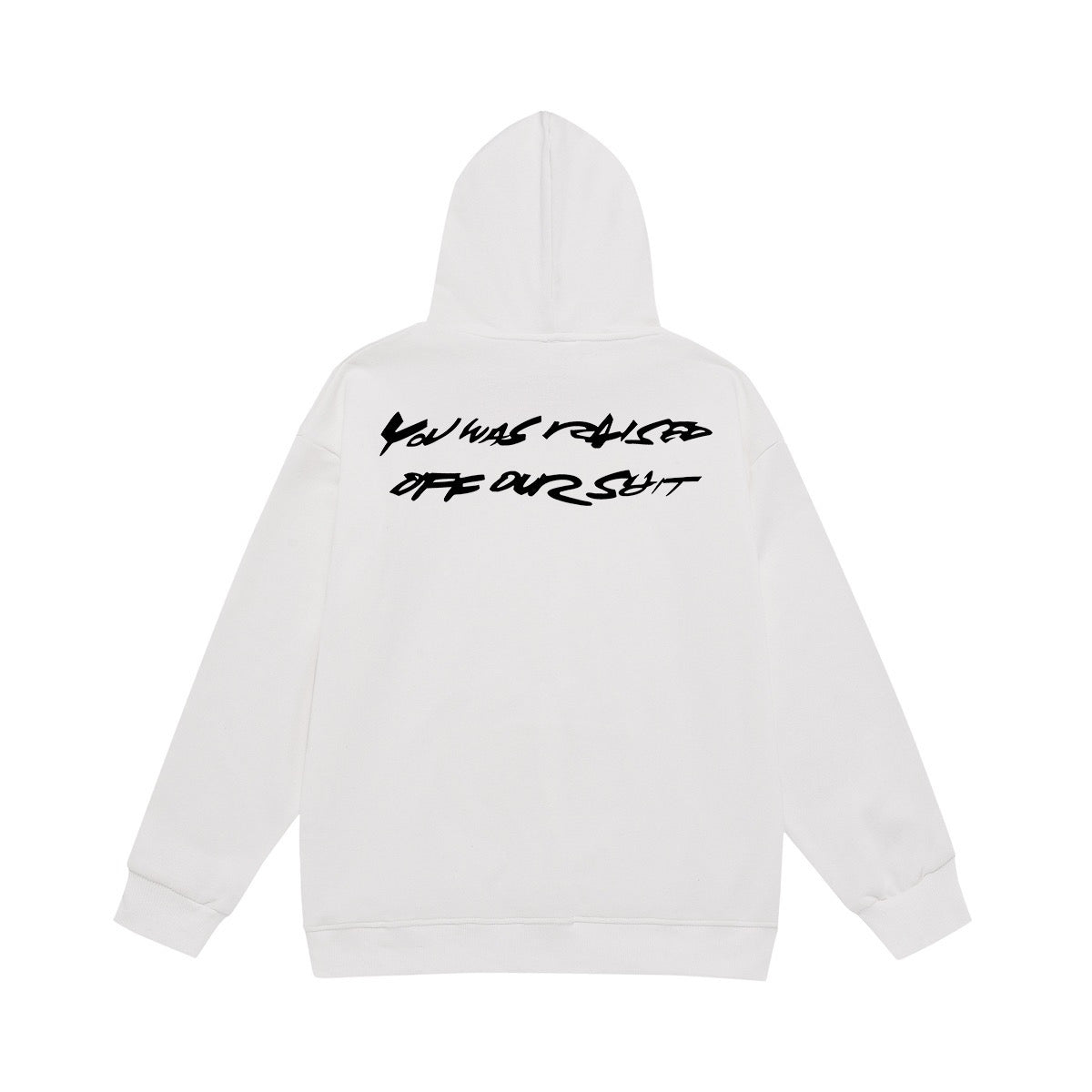 Supreme Script Box Logo & Back Slogan Print Hoodie