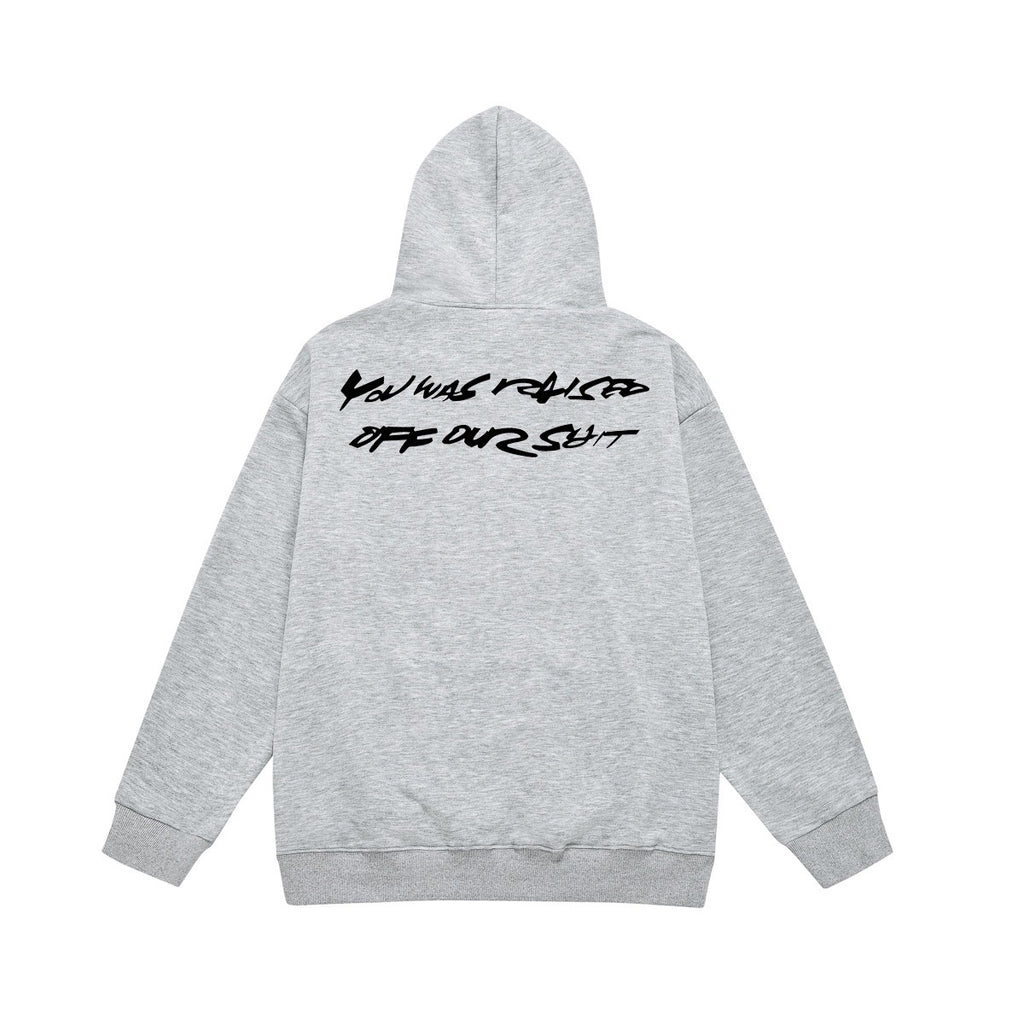 Supreme Script Box Logo & Back Slogan Print Hoodie