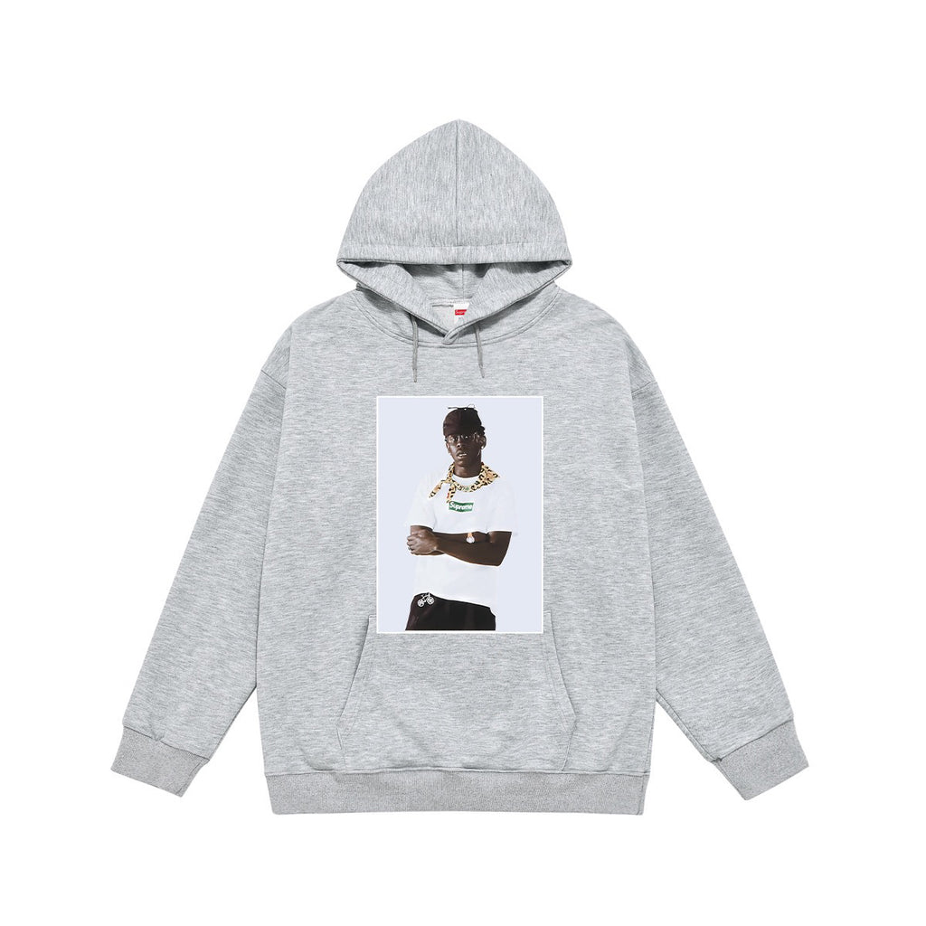 Supreme Framed Portrait Photo Print Hoodie