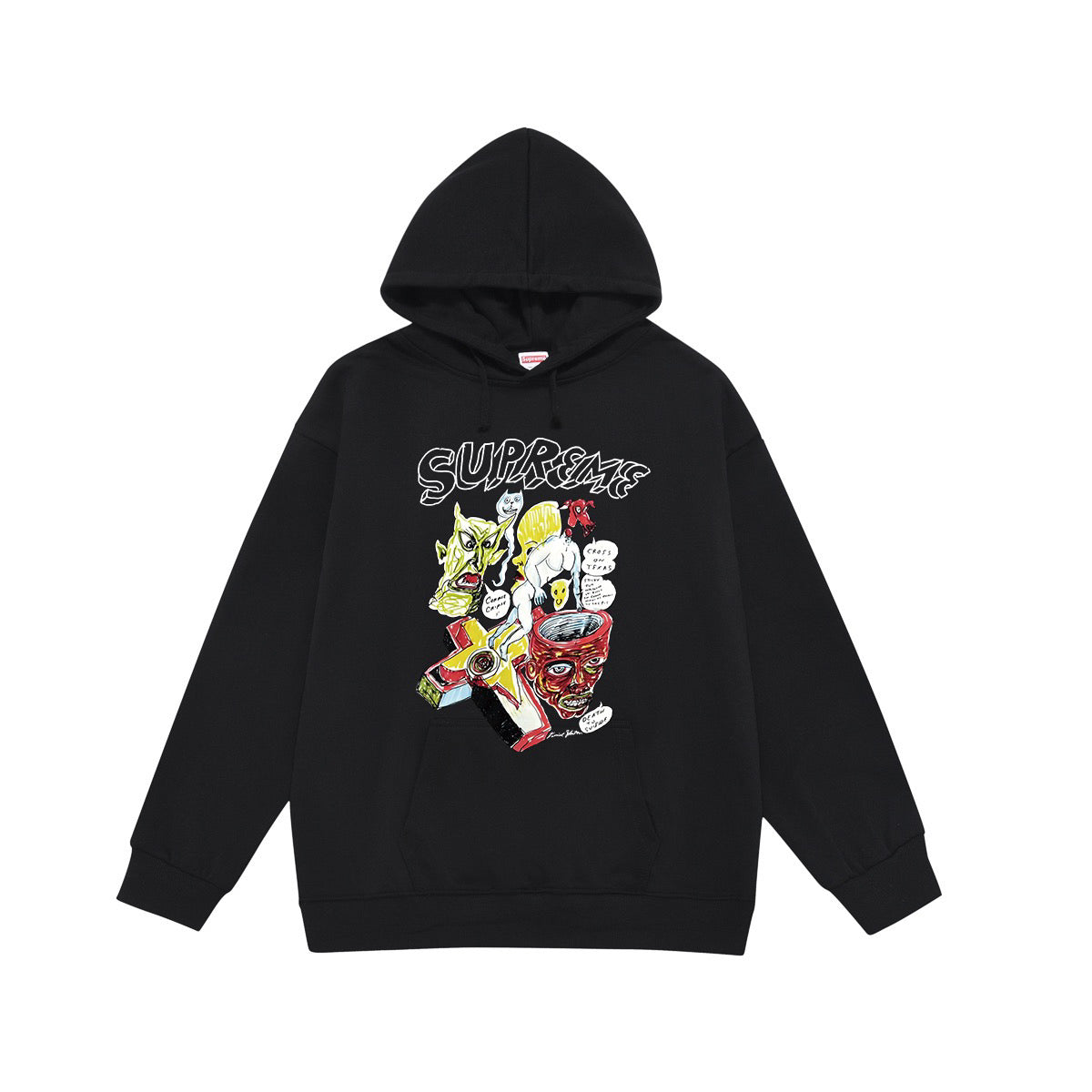 Supreme Surreal Monster Collage Print Hoodie