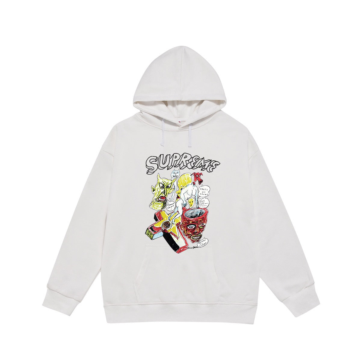 Supreme Surreal Monster Collage Print Hoodie