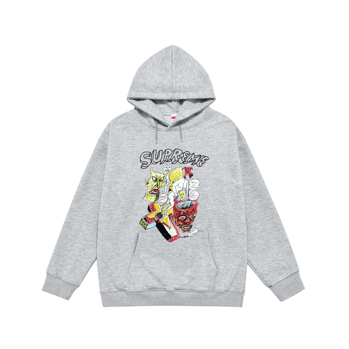 Supreme Surreal Monster Collage Print Hoodie