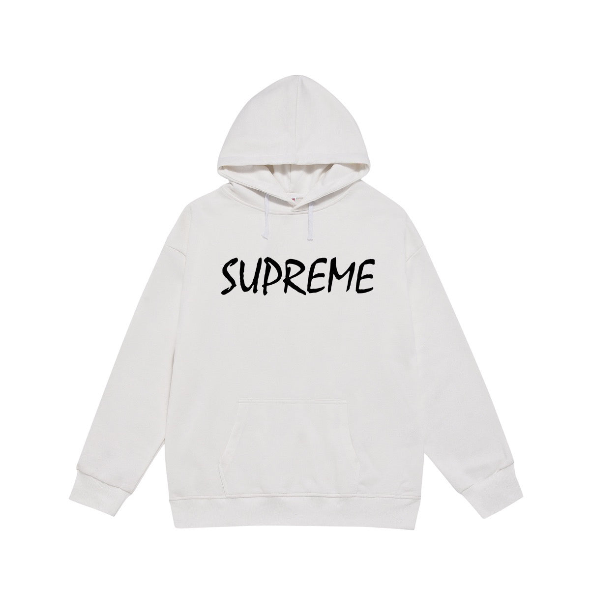 Supreme Handwritten Brush Lettering Print Hoodie