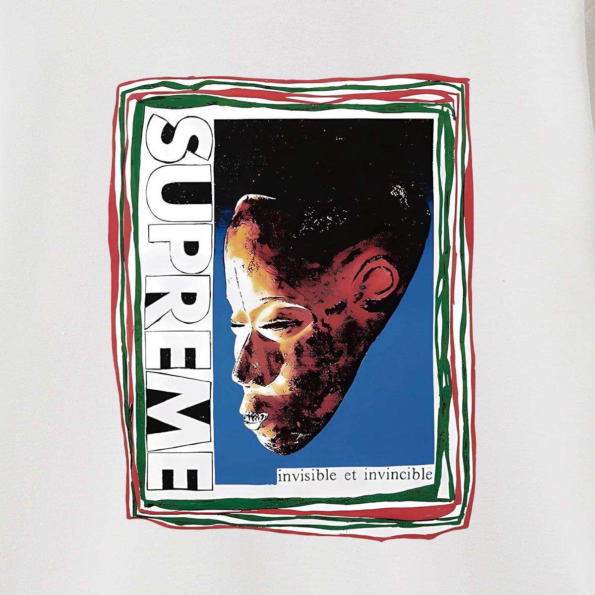 Supreme Framed Sculptural Portrait Print Hoodie