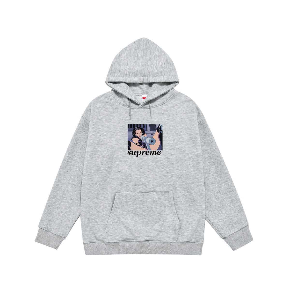 Supreme Anime Action Scene Print Hoodie