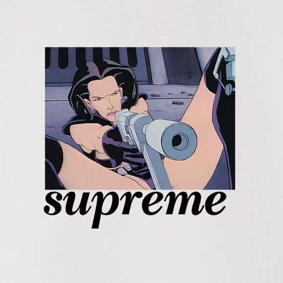 Supreme Anime Action Scene Print Hoodie