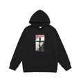 Supreme Crucifix Photo & Red Banner Print Hoodie
