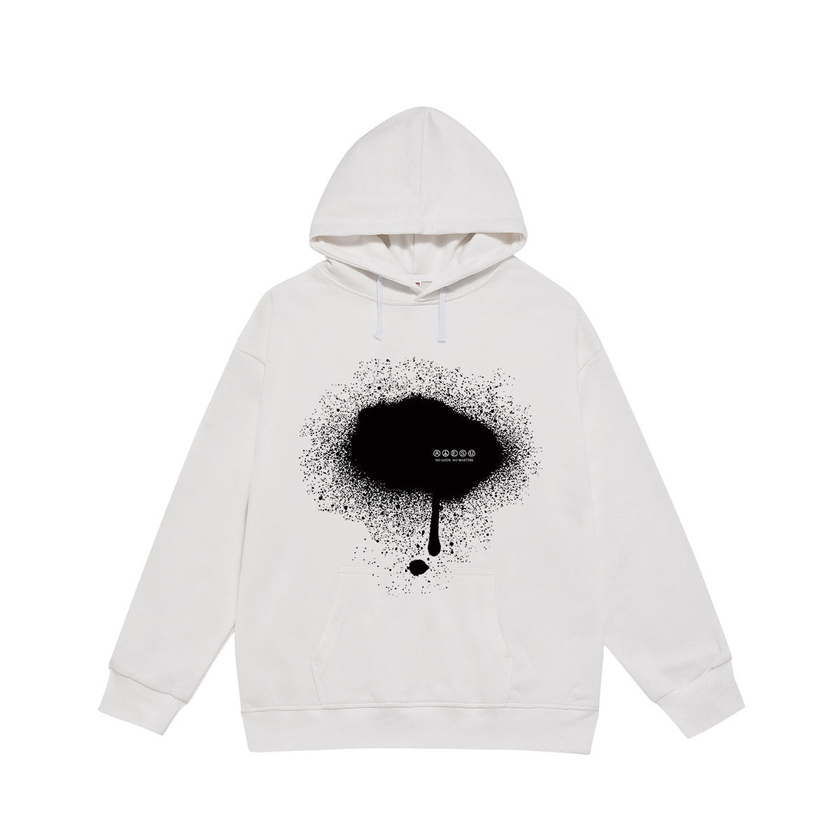 Supreme No Gods No Masters Ink Splatter Print Hoodie
