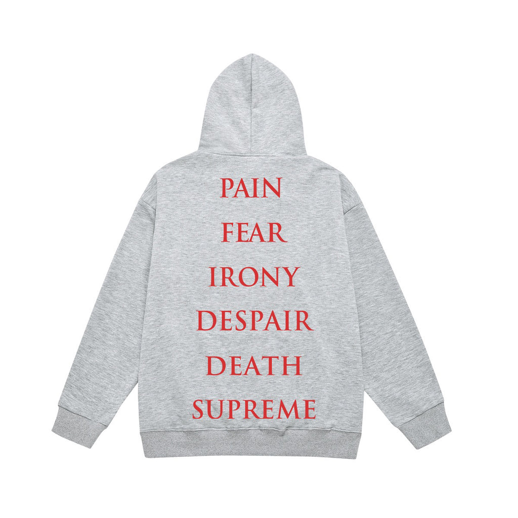 Supreme The Crow Gothic Illustration Print Hoodie