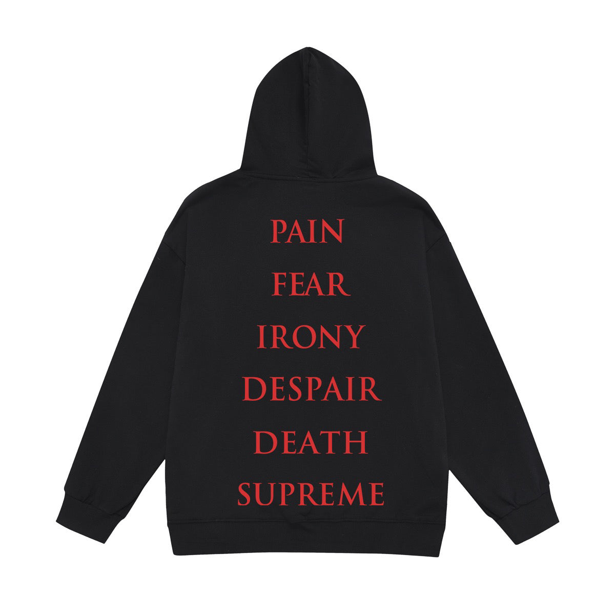 Supreme The Crow Gothic Illustration Print Hoodie