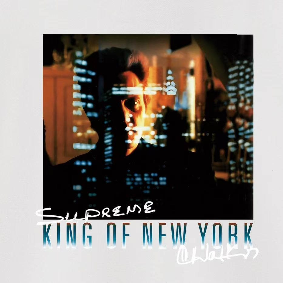 Supreme King of New York City Lights Photo Print Hoodie