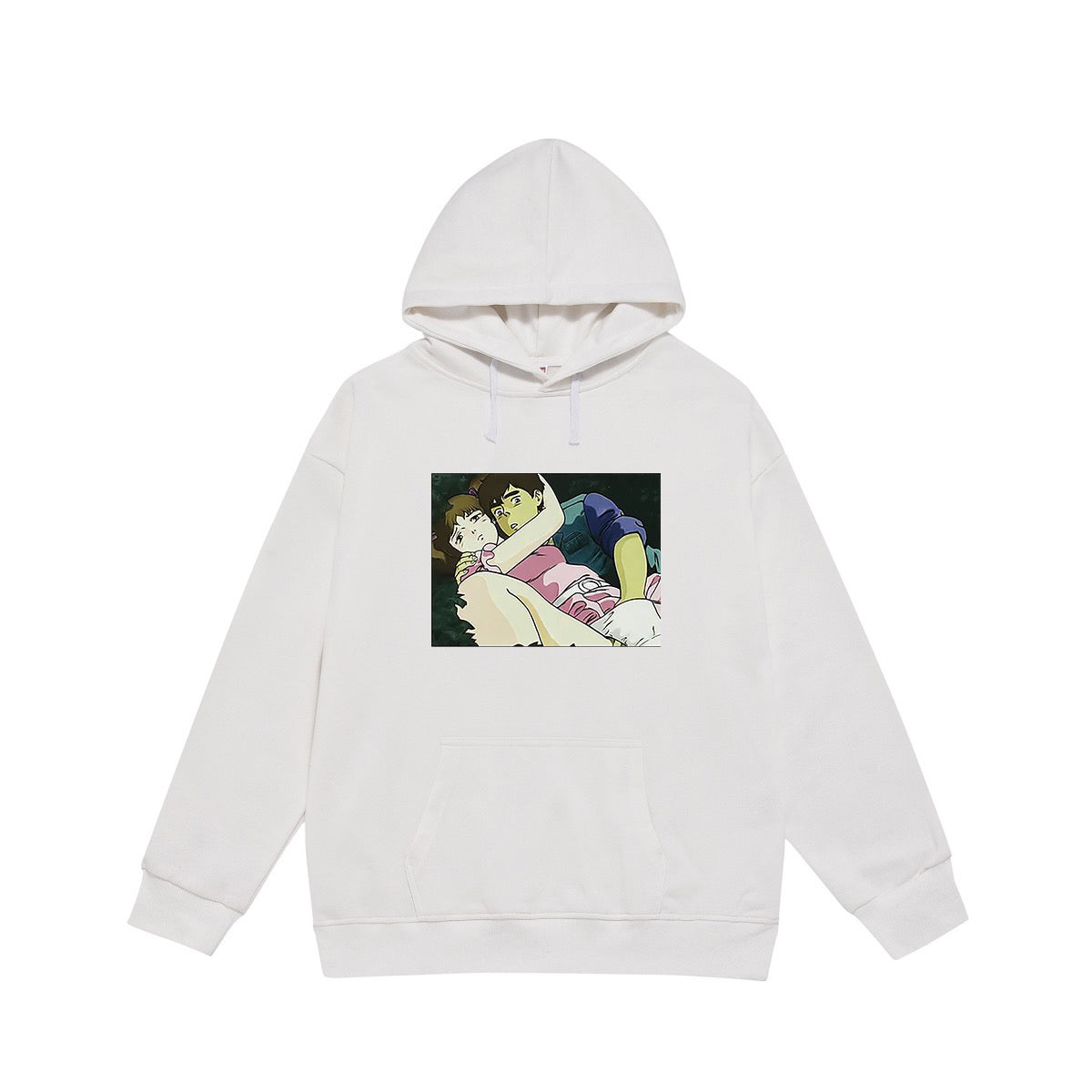 Supreme Anime Couple Scene Print Hoodie
