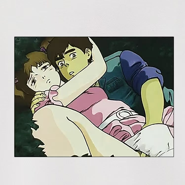 Supreme Anime Couple Scene Print Hoodie