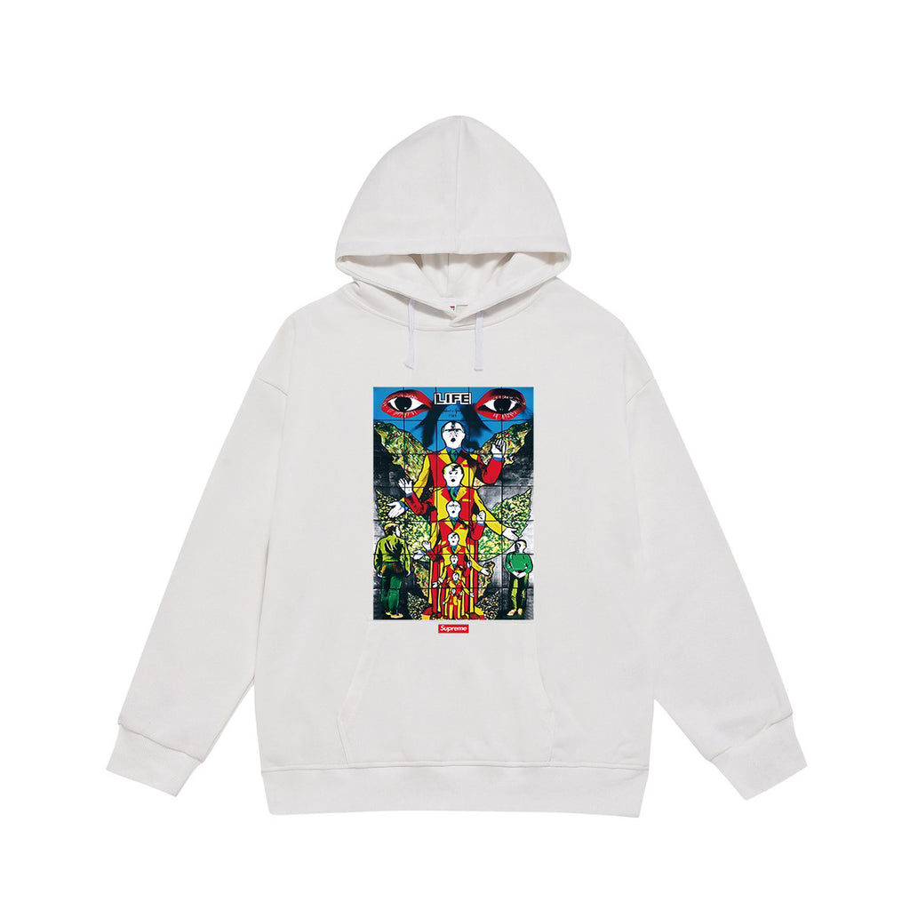Supreme Life Surreal Collage Print Hoodie