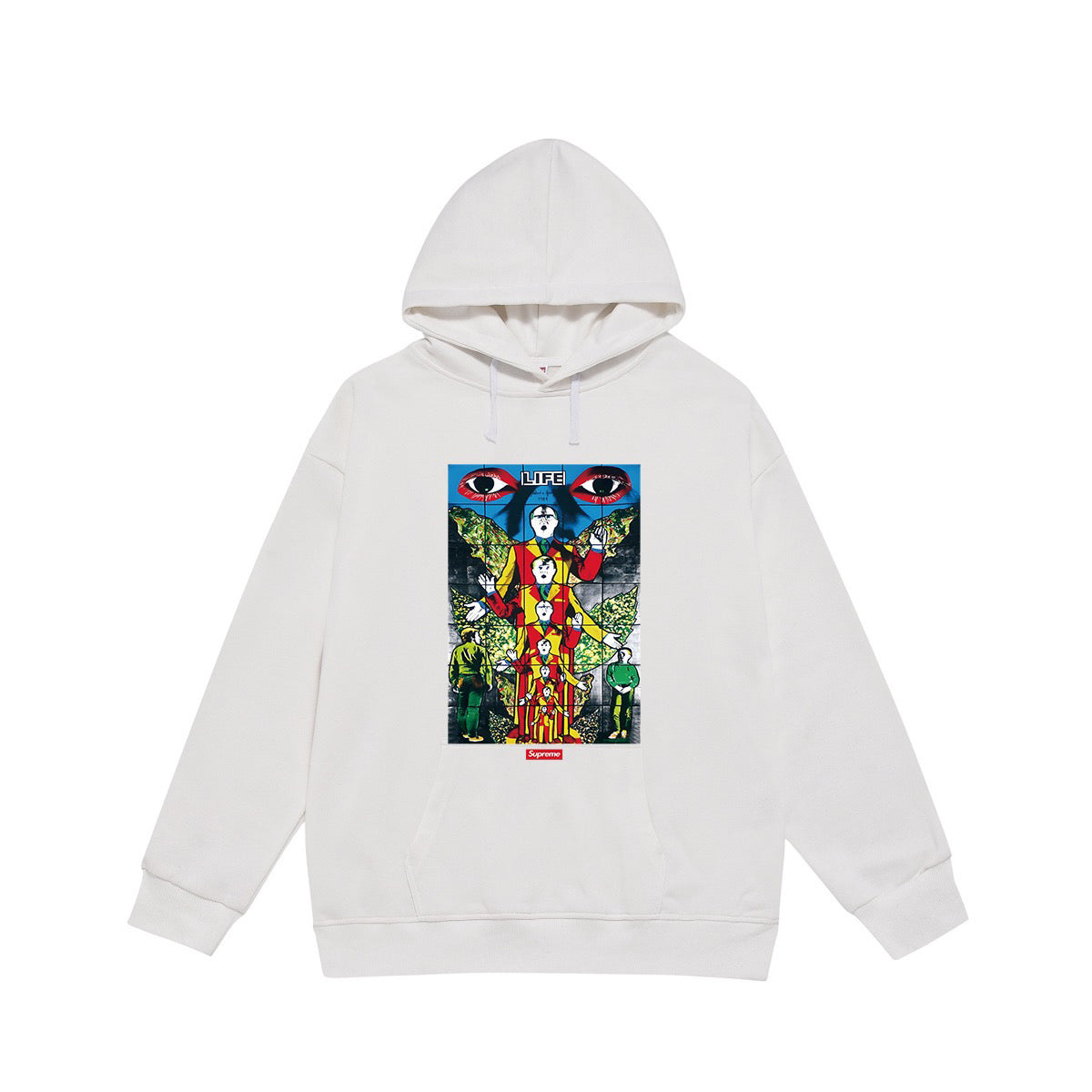 Supreme Life Surreal Collage Print Hoodie