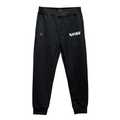 EVISU Hotei Fortune God Badge Jogger Sweatpants - Sport Italic Logo & Blue Leopard Camo
