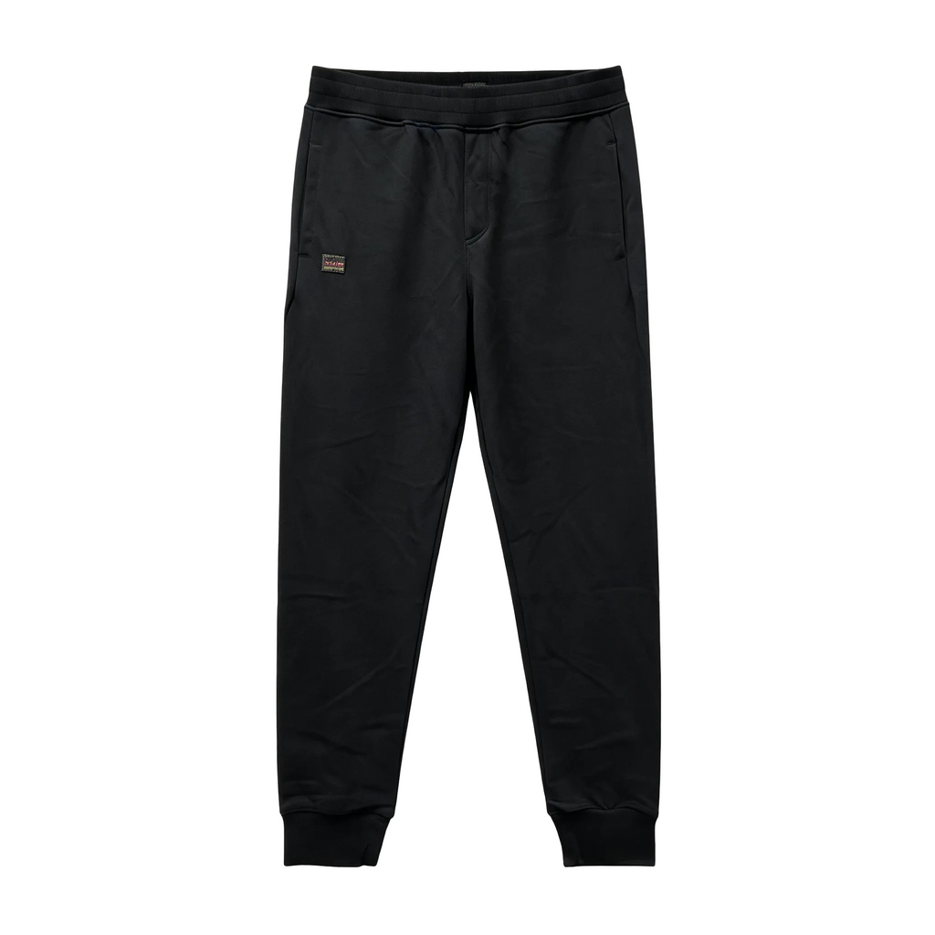 EVISU Tokyo/Osaka Seagull Script Jogger Sweatpants - Hidden Drawstring & Heritage Badge