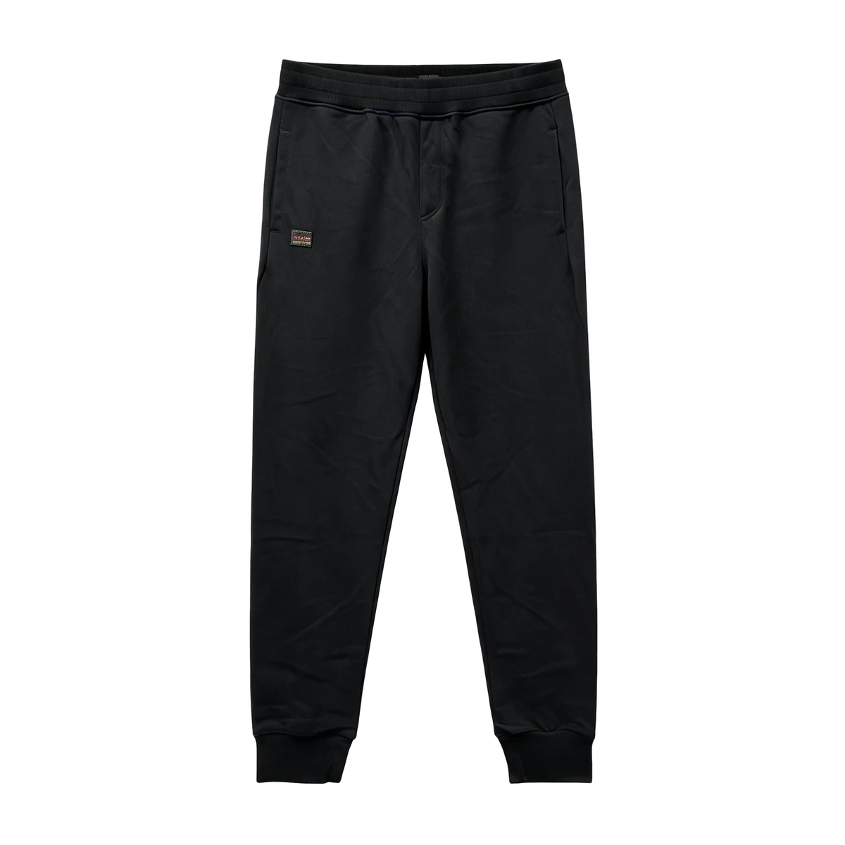 EVISU Tokyo/Osaka Seagull Script Jogger Sweatpants - Hidden Drawstring & Heritage Badge