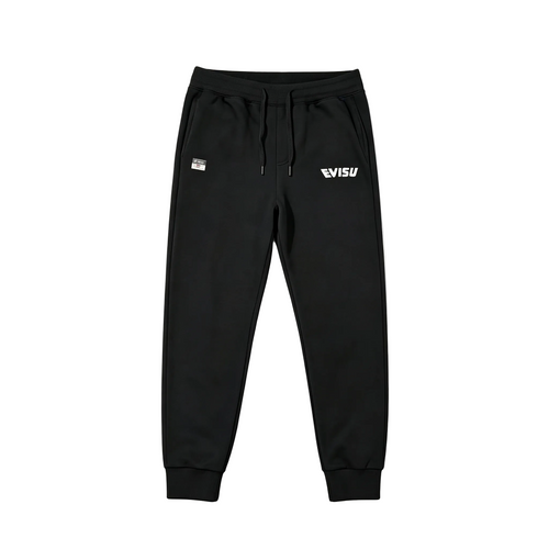 EVISU Graffiti Daruma Jogger Sweatpants - Did Everything Front & EVISU Sport Logo