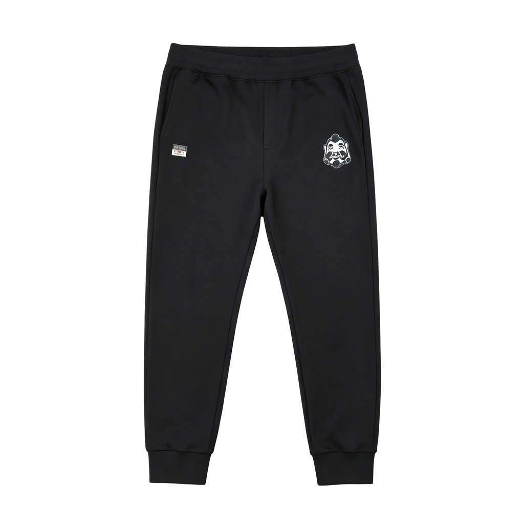 EVISU Daruma Face Jogger Sweatpants - Line-Art Front & M-Seagull Back