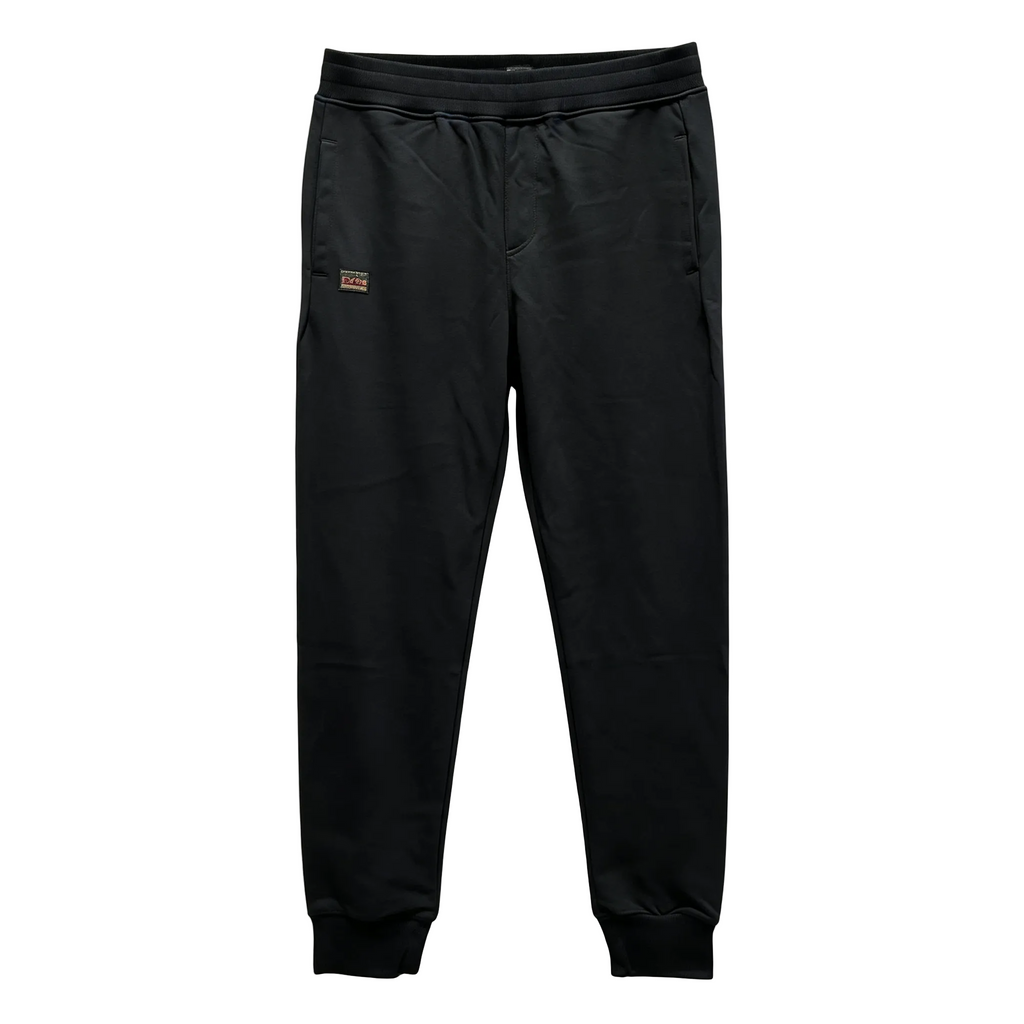 EVISU Denim EST.1991 Osaka Varsity Badge Jogger Sweatpants - Ice Blue M-Seagull Crest