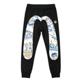 EVISU Maneki-neko Daruma Ikat M-Logo Graphic Jogger Sweatpants