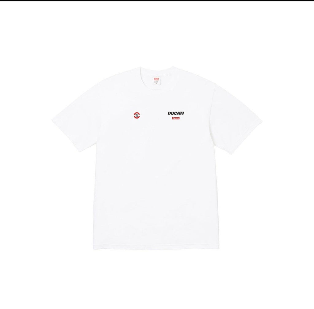 809#p40💰 Supreme x DUCATI 联名款 SS24 WEEK16 LOGO TEE 背面徽标logo印花短袖 常规T恤 男女同款 宽松版型 采用260克精梳棉双纱 从面料到辅 - view 7