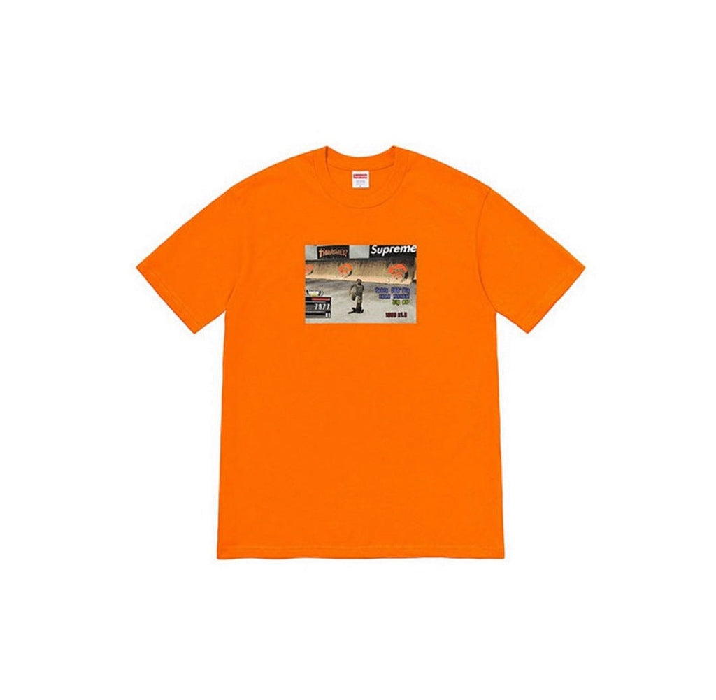 款号816#p40💰 Supreme Week 5 x Thrasher 联名款 Game Tee 休闲圆领印花游戏短袖T恤 男女同款 宽松版型 采用260克精梳棉双纱 从面料到辅料全部三标齐全跟 - view 1