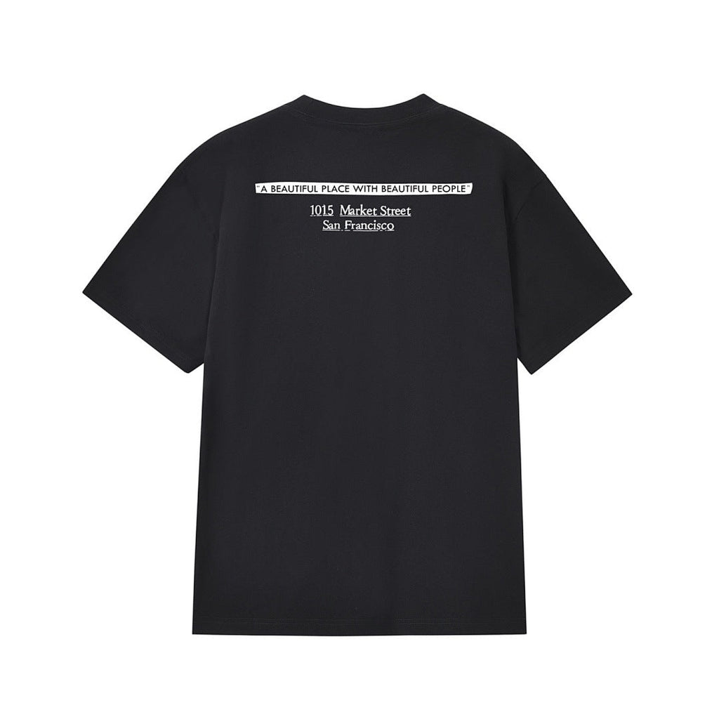 款号M164#P40💰 Sup 19FW SF BOX LOGO TEE旧金山联名经典印花短袖纯棉T恤男女款 宽松版型 采用260克精梳棉双纱 从面料到辅料全部三标齐全跟足ZP 进口松井公司浆料印 - view 13