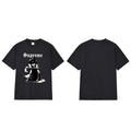 款号M188P40💰 美式Sup 联名款 FW24 Tee 怪兽印花图案圆领短袖T恤 宽松版型 采用260克精梳棉双纱 从面料到辅料全部三标齐全跟足ZP 进口松井公司浆料印花绝不开裂 整件做法 - view 1