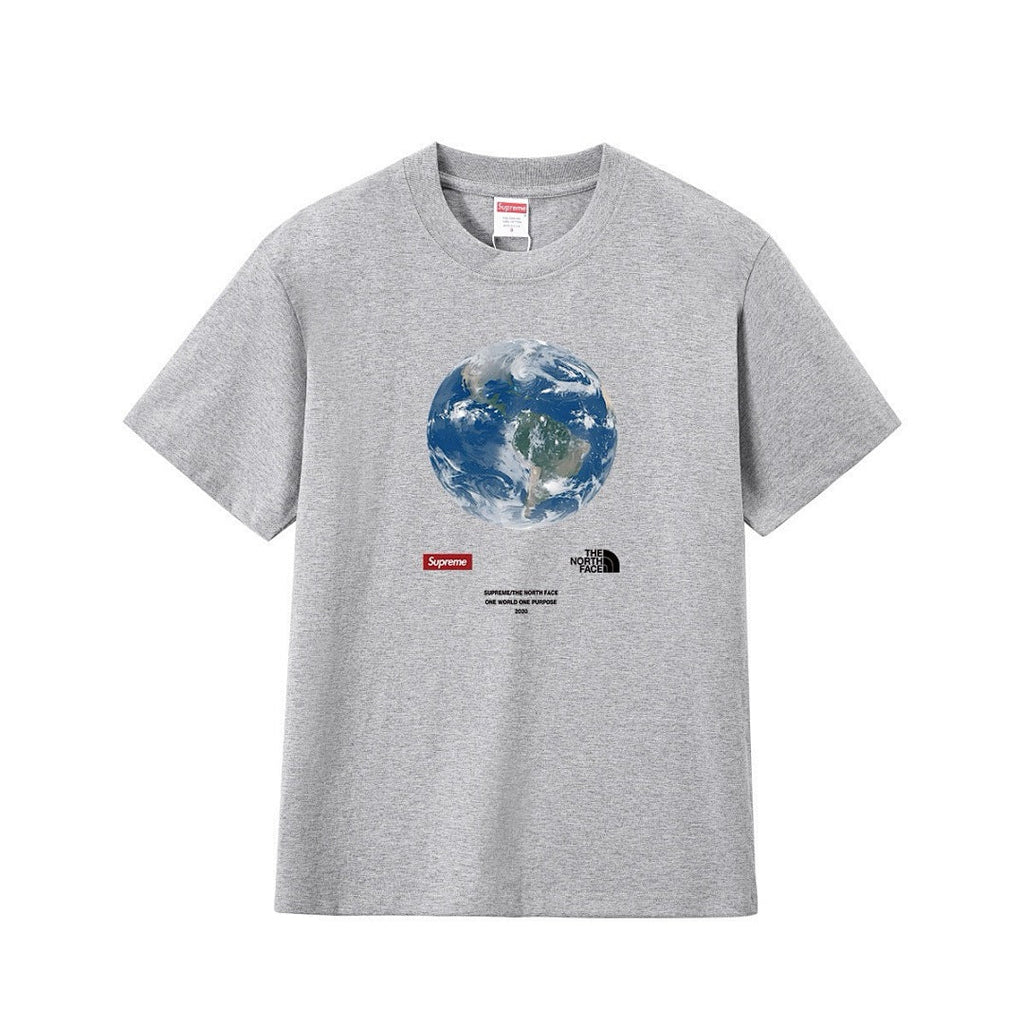 款号M194P40💰 20SS One World Tee同一个地球慈善印花短袖T恤纯棉男女款半袖tee 宽松版型 采用260克精梳棉双纱 从面料到辅料全部三标齐全跟足ZP 进口松井公司浆料印花绝 - view 9