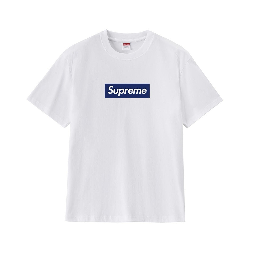 款号M225#p40💰 Supreme FW23 首尔开业限定系列 Box Logo Tee 字母花卉合身印花圆领短袖美式潮流T恤 男女同款 宽松版型 采用260克精梳棉双纱 从面料到辅料全部三 - view 1