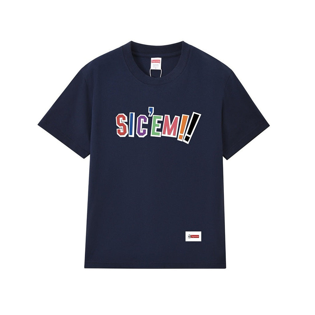 款号M233#p40💰 Supreme x wtaps WTAPS联名系列 骰子字母徽标logo印花圆领T恤 男女同款情侣款 宽松版型 采用260克精梳棉双纱 从面料到辅料全部三标齐全跟足ZP 进 - view 8