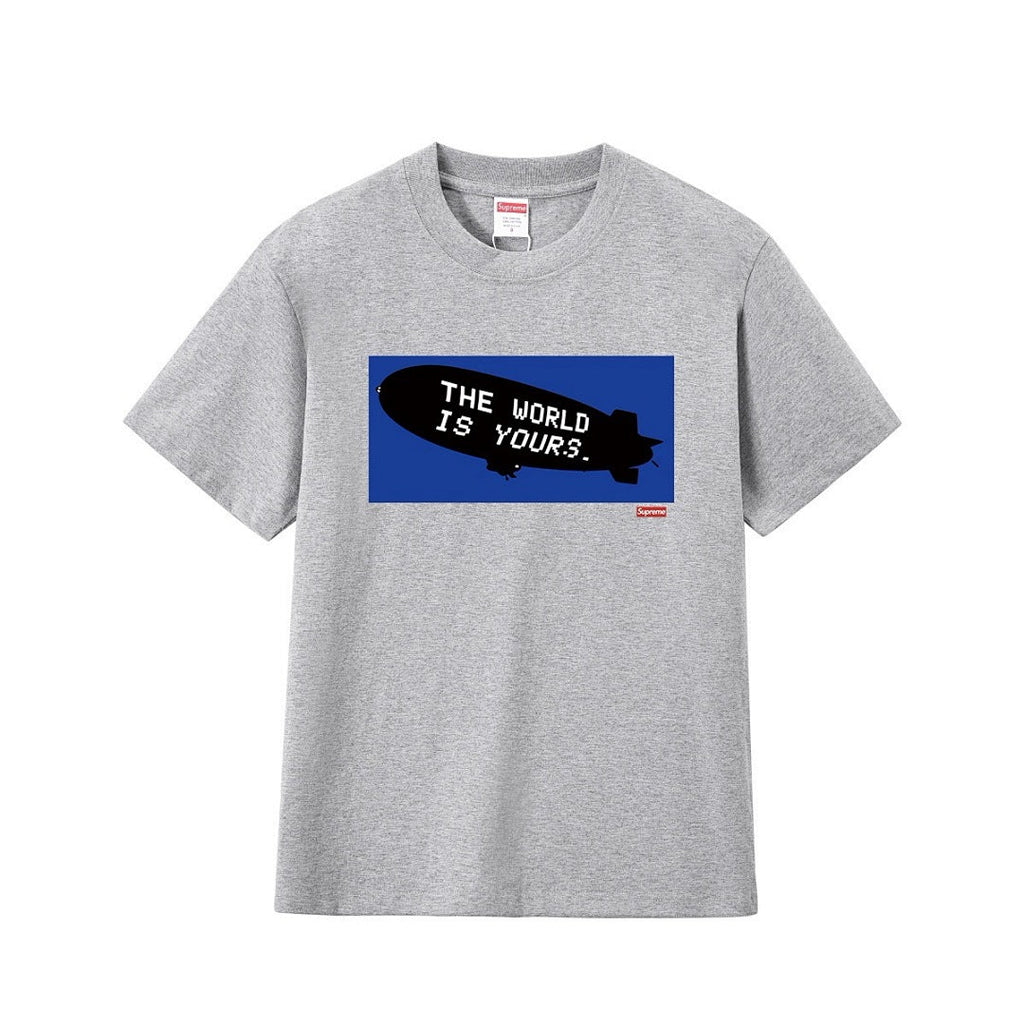 款号M234#p40💰 Supreme FW17 x Scarface Blimp Tee Black 联名款 疤面煞星飞艇短袖美式潮流T恤 男女同款 宽松版型 采用260克精梳棉双纱 从面料到 - view 10