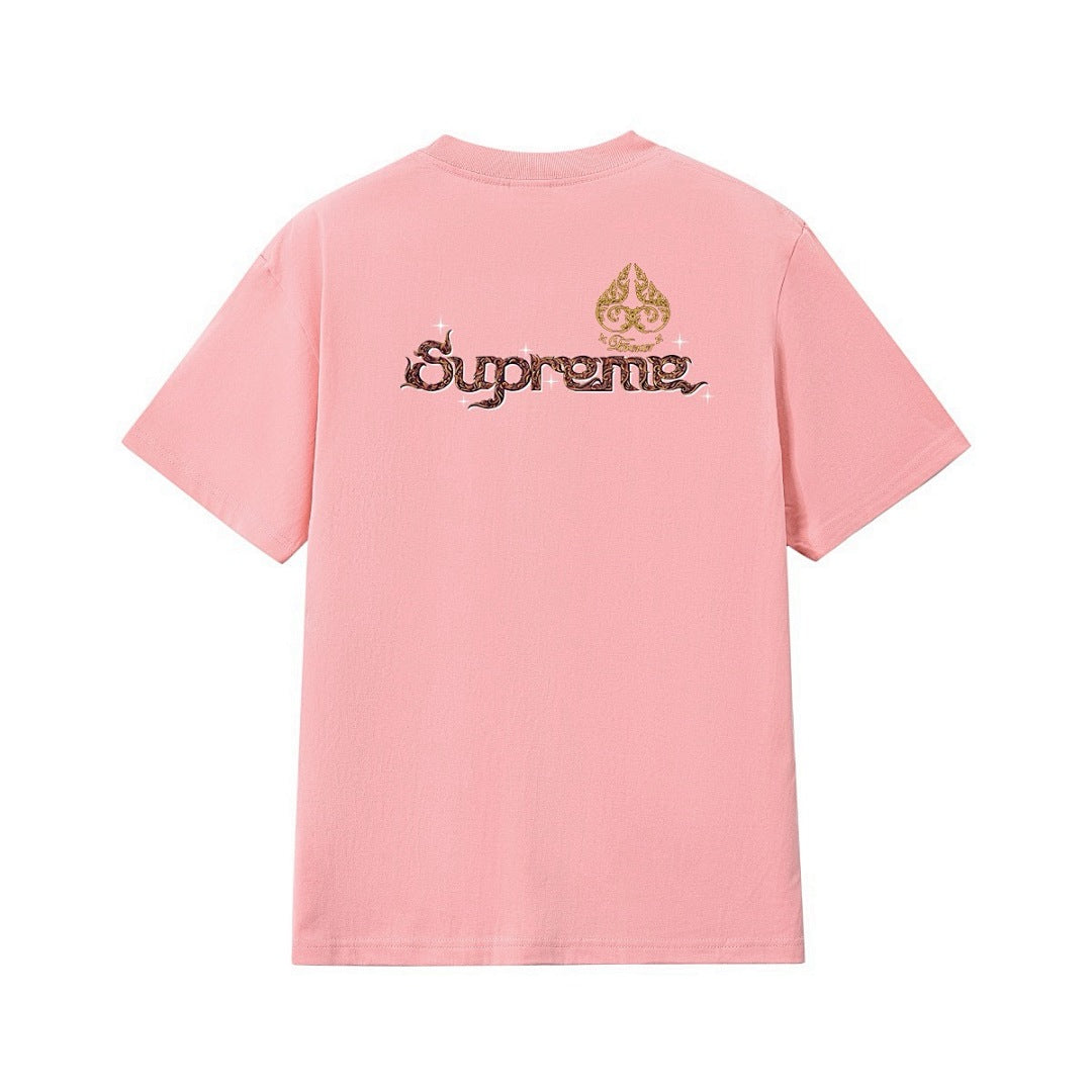 款号M239#p40💰 Supreme FW25 WEEK15 Peacock S/S Top 孔雀开屏印花圆领短袖T恤 男女同款 宽松版型 采用260克精梳棉双纱 从面料到辅料全部三标齐全跟足Z - view 1