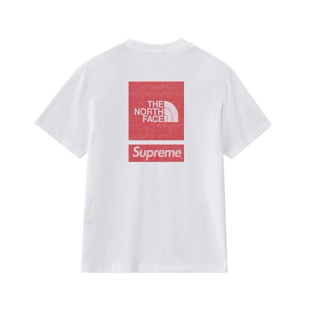 款号M242#p40💰 Supreme x 北面/THE NORTH FACE 联名款 SS24 WEEK3 背后logo印花短袖美式潮流T恤 男女同款 宽松版型 采用260克精梳棉双纱 从面料到 - view 8
