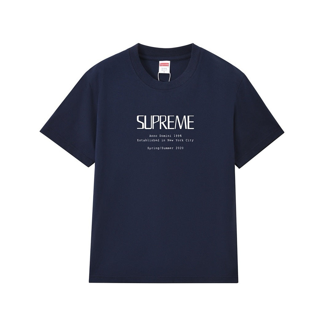 款号M248#p40💰 Supreme Week 18 Anno Domini Tee 公元纪年Logo印花圆领短袖美式潮流T恤 男女同款 宽松版型 采用260克精梳棉双纱 从面料到辅料全部三标齐 - view 5