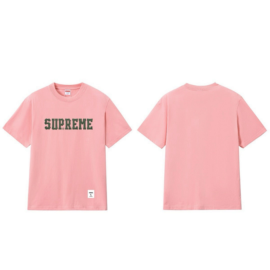 款号M258#40💰 Supreme FW24 斜纹布印花T恤 男女同款 宽松版型 采用260克双纱纯棉 圆筒 从面料到辅料全部三标齐全跟足ZP 进口松井公司浆料印花绝不开裂 整件做法采用三针 - view 7