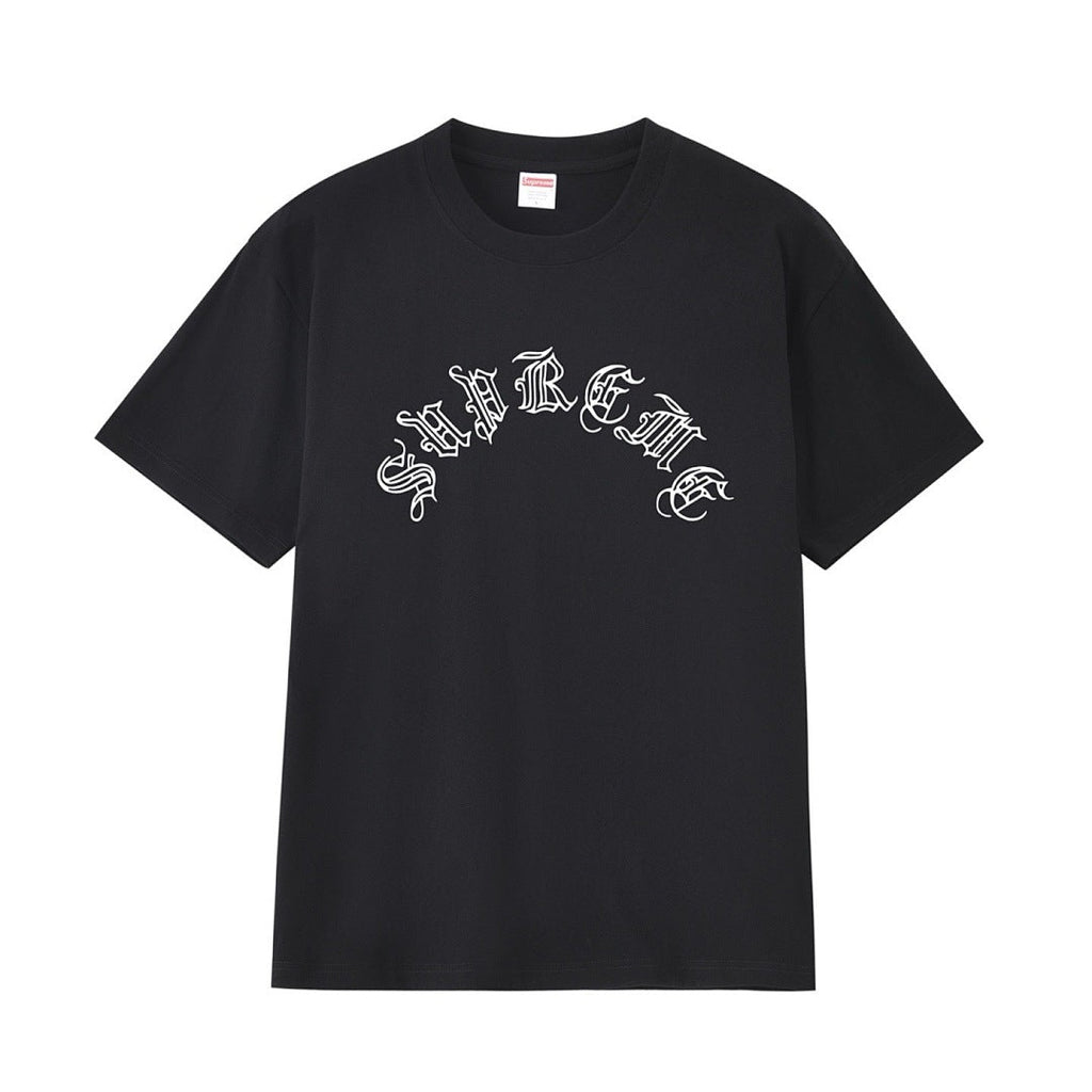 款号M262#p40💰 Supreme FW23 WEEK2 OLD ENGLISH S/S TOP 古英文Logo印花圆领短袖美式潮流T恤 男女同款 宽松版型 采用260克双纱纯棉 圆筒 从面料到 - view 3