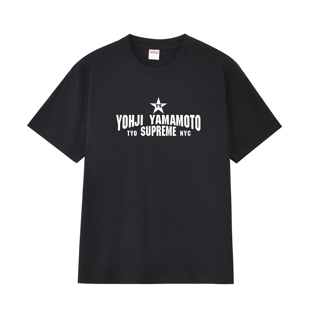 款号M267#40💰 Supreme x Y’s by Yohji Yamamoto/山本耀司 联名款 FW25 WEEK3 Star Tee 五角星印花图案圆领短袖T恤 男女同款 宽松版型 采用2 - view 6