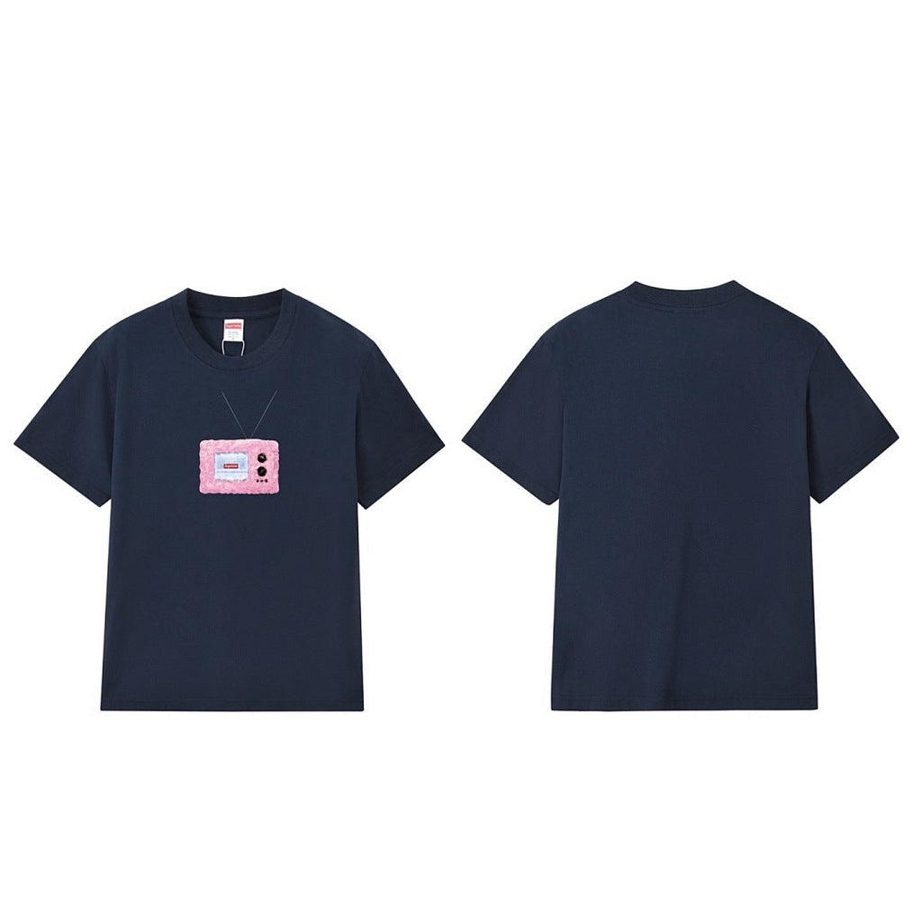 款号M275#p40💰 Supreme SS18 TV Tee White 印花短袖美式潮流T恤 男女同款 宽松版型 采用260克精梳棉双纱 从面料到辅料全部三标齐全跟足ZP 进口松井公司浆料印 - view 3