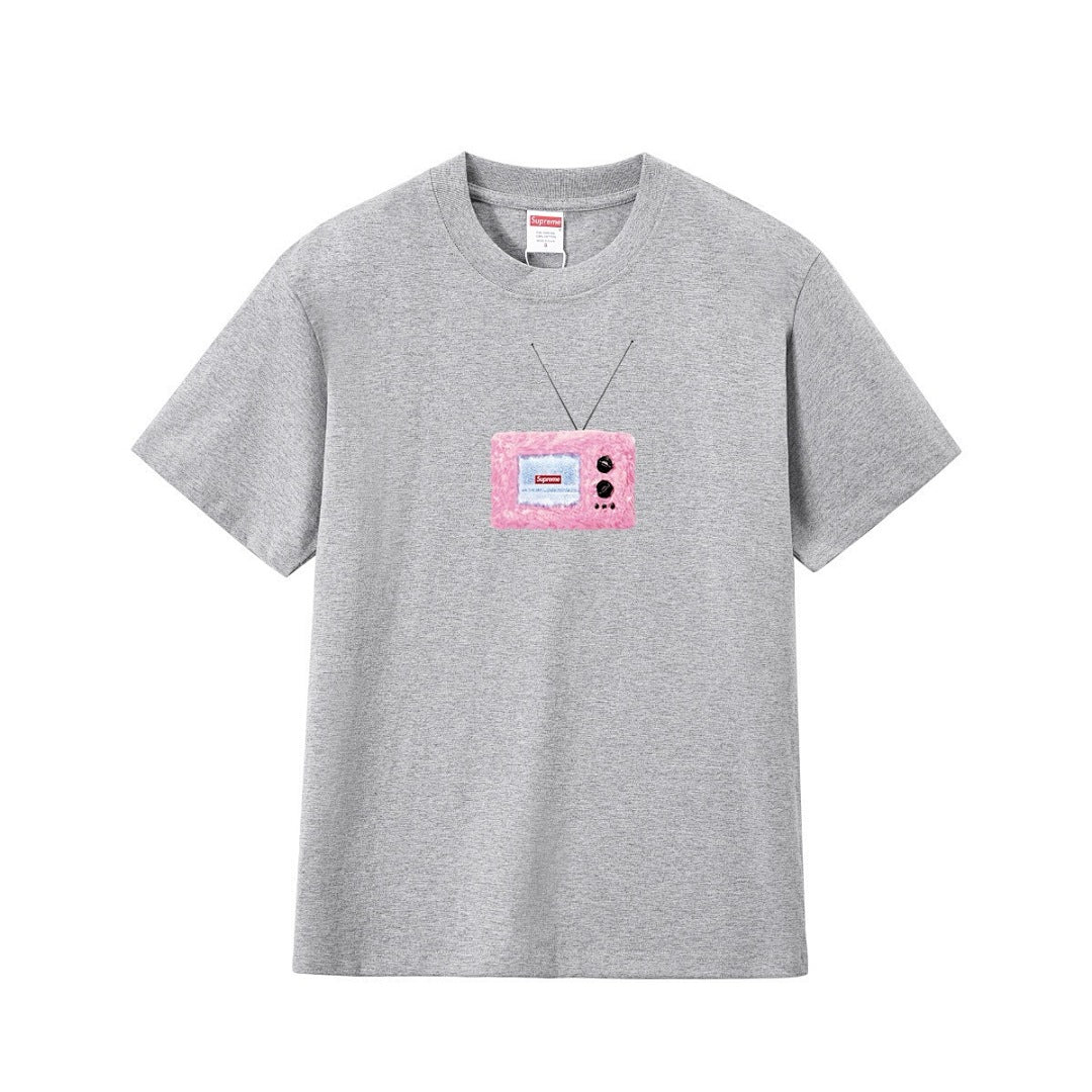 款号M275#p40💰 Supreme SS18 TV Tee White 印花短袖美式潮流T恤 男女同款 宽松版型 采用260克精梳棉双纱 从面料到辅料全部三标齐全跟足ZP 进口松井公司浆料印 - view 6