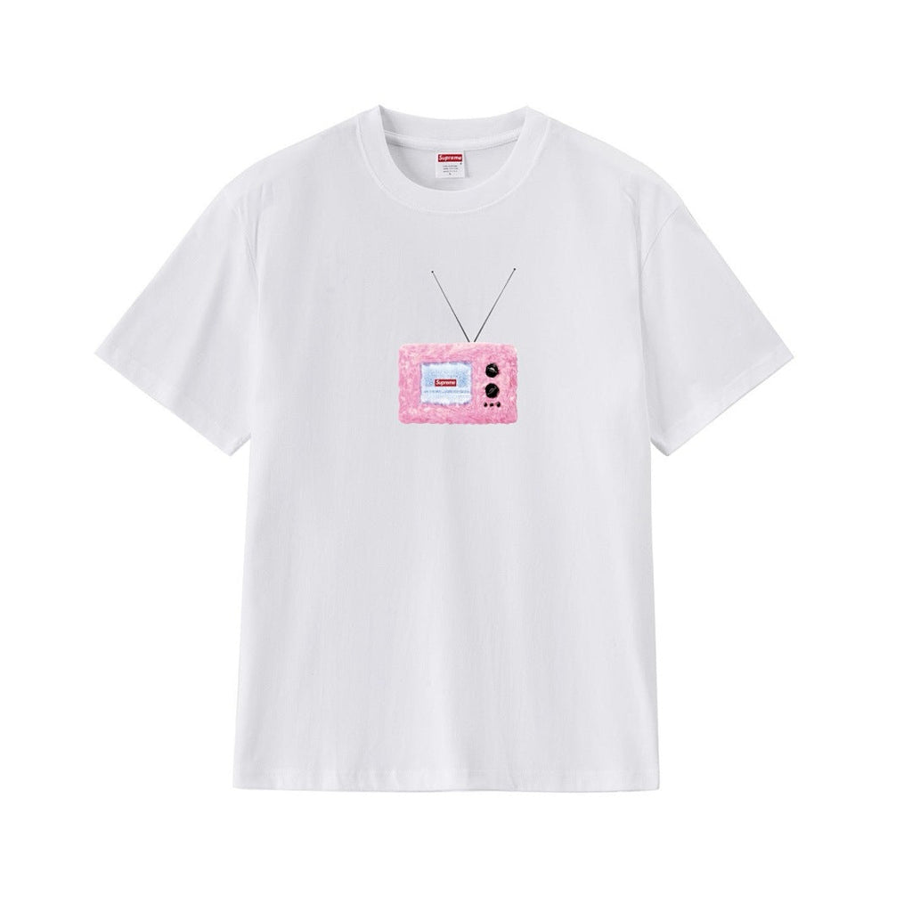 款号M275#p40💰 Supreme SS18 TV Tee White 印花短袖美式潮流T恤 男女同款 宽松版型 采用260克精梳棉双纱 从面料到辅料全部三标齐全跟足ZP 进口松井公司浆料印 - view 8