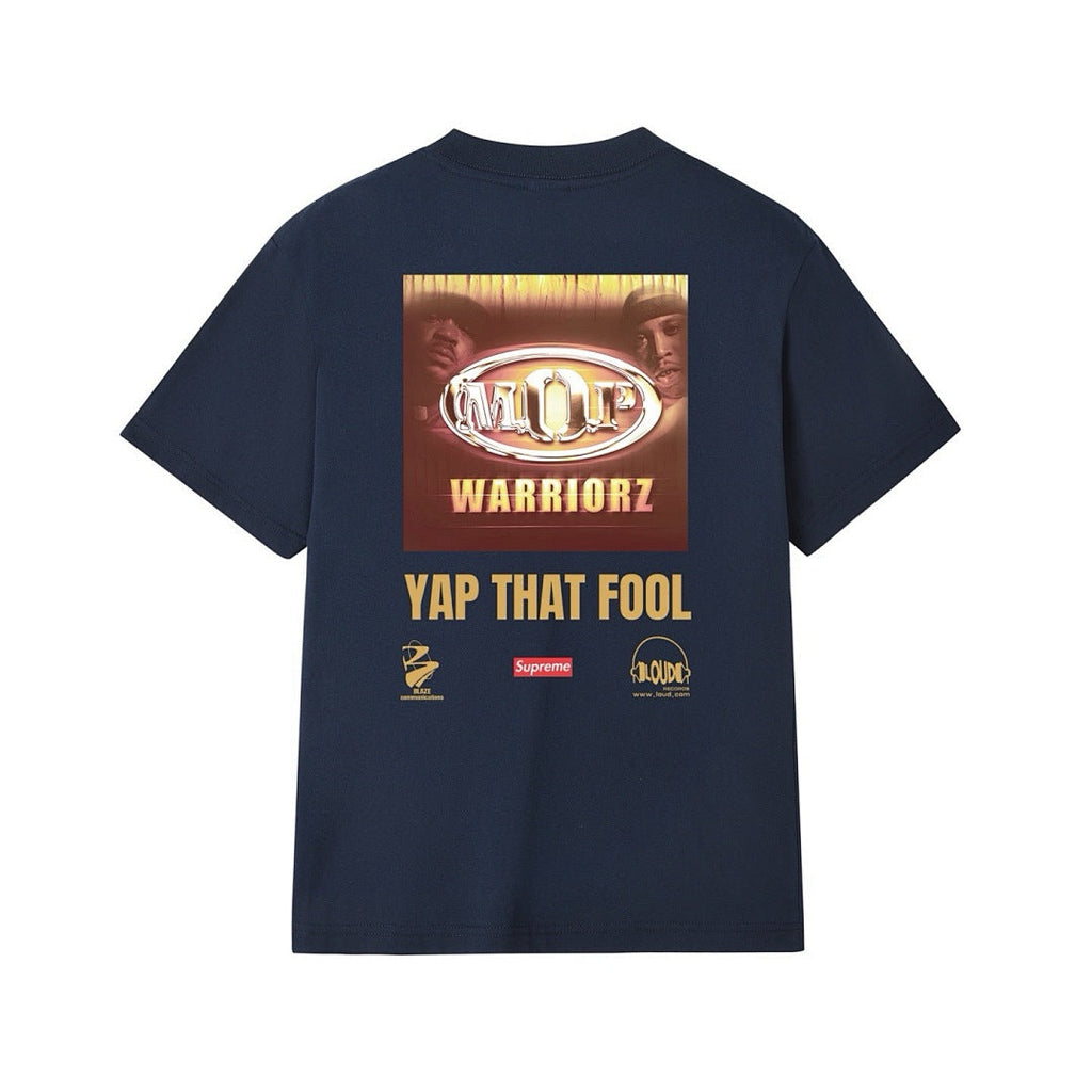 款号M293#p40💰 Supreme 24FW MOP Hooded 说唱组合联名 短袖T恤衫 宽松版型 采用260克精梳棉双纱 从面料到辅料全部三标齐全跟足ZP 进口松井公司浆料印花绝不开裂 - view 6