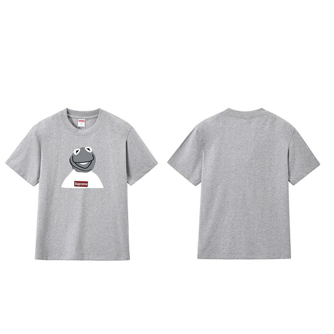 款号M297#p40💰 supreme 08ss kermit 芝麻街 青蛙 人物 photo tee 短袖 宽松版型 采用260克精梳棉双纱 从面料到辅料全部三标齐全跟足ZP 进口松井公司浆料印花 - view 4