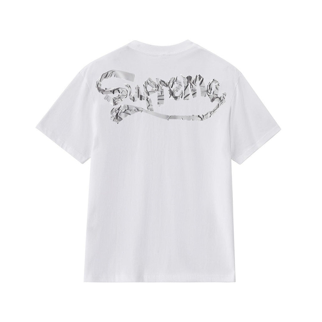款号M304#p40💰 新款Sup 25SS Tape Tee 背后Logo印花纯棉宽松圆领T恤 男女同款 宽松版型 采用260克精梳棉双纱 从面料到辅料全部三标齐全跟足ZP 进口松井公司浆料印花 - view 7