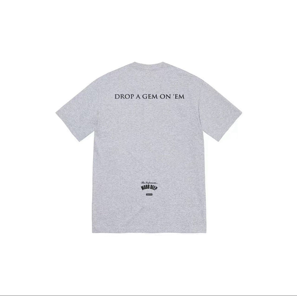 款号M341#p40💰 Supreme SS23 WEEK18系列 MOBB DEEP DRAGON TEE 字母卡通动漫印花圆领套头短袖美式潮流T恤 男女同款 宽松版型 采用260克精梳棉双纱 - view 3