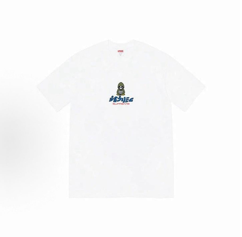 款号M355#p40💰 Supreme SS22 Week 8 Alien Tee 圆领套头外星人图案卡通印花舒适短袖美式潮流T恤 男女同款 宽松版型 采用260克精梳棉双纱 从面料到辅料全部三标 - view 5